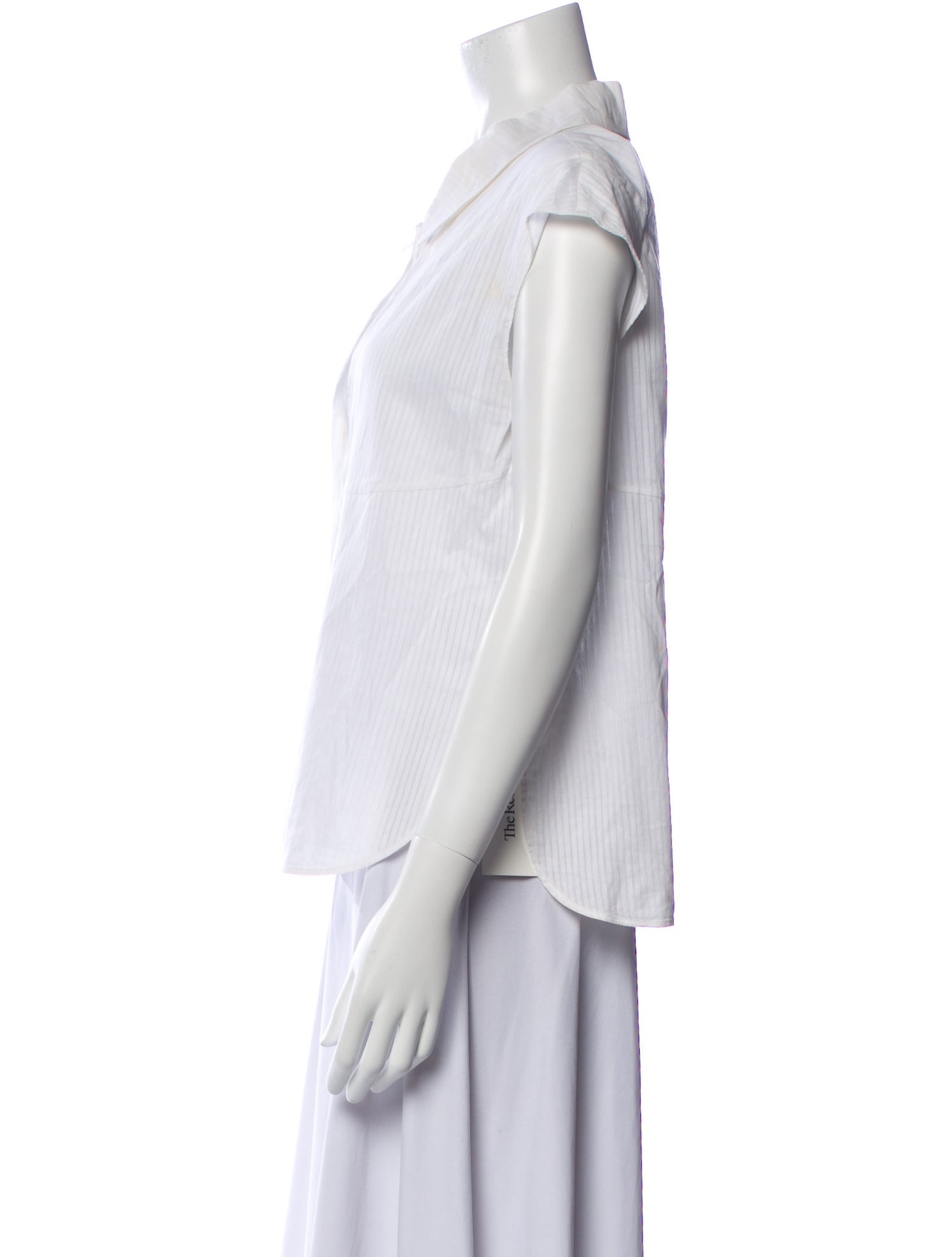 Chanel 2012 Short Sleeve Button-Up Top